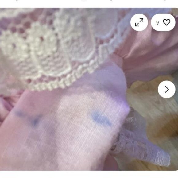 VTG Pazazz Pageant Dress Sz 6 Full Circle Party Frilly Lace Layered Ruffles Pink - Picture 9 of 11